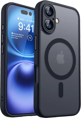 Vista 10 de CANSHN Funda magnética compatible con iPhone Air (6.5 pulgadas), mejorada [protección completa de la cámara] [compatible con Magsafe]