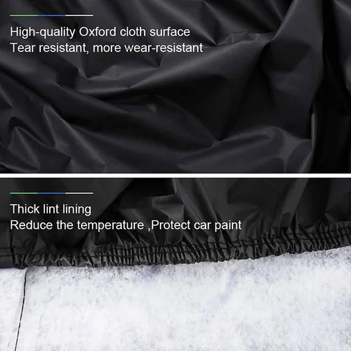 Vista 6 de Funda impermeable de coche compatible con Dacia Duster Logan Mcv Sandero para todo tipo de clima, cubierta completa para automóvil, resistente al