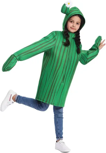 Vista 2 de DSplay Disfraz de cactus para niños, fiesta de Halloween