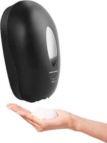 Vista 3 de Dispensador automático de jabón montado en la pared, gel de energía de batería, spray de espuma líquida, dispensador de desinfectante de manos