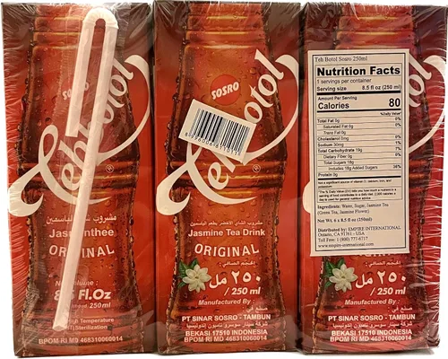 Vista 3 de Teh Botol (té de jazmín) 8oz (paquete de 6)