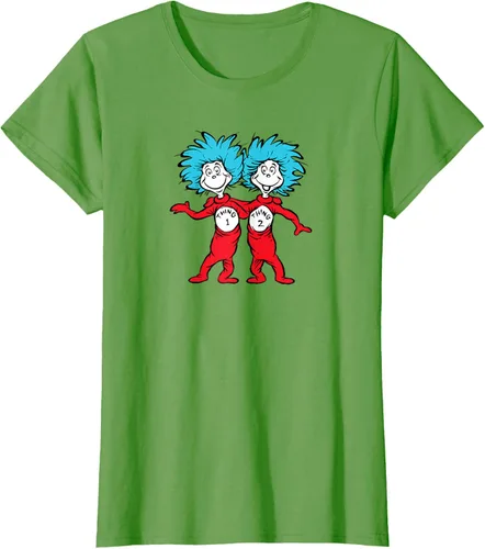 Vista 4 de Dr. Seuss Thing 1 Thing 2 Buddies - Camiseta Negro