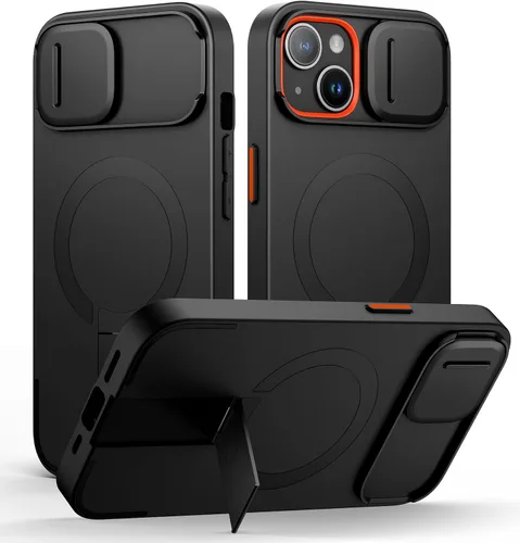 Vista 71 de SURITCH Funda para iPhone Air con cubierta de control de cámara, funda deslizante para cámara y soporte ajustable, compatible con MagSafe, a prueba