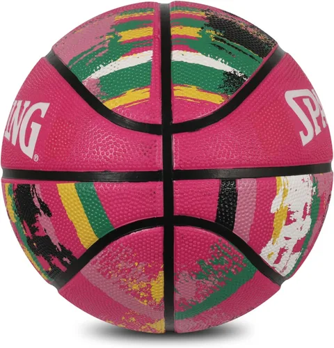 Vista 4 de Spalding Pelota de baloncesto al aire libre/interior de mármol para mujer