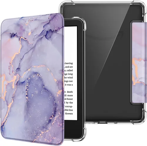 Vista 19 de Fintie - Funda delgada de TPU para Kindle de 6 pulgadas de 11.ª generación 2024/2022, color verde agave Ultra Clear Transparent Soft TPU Back
