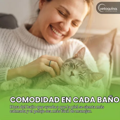 Vista 8 de Champú universal de azufre medicado Vetoquinol para perros y gatos, 1 galón