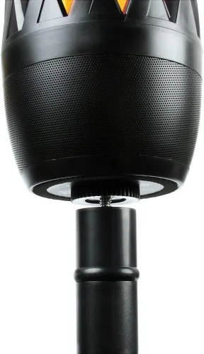 Vista 2 de Limitless TikiTunes Pro - Estaca ajustable de poste y tierra de 40 pulgadas con inserción roscada para altavoces portátiles inalámbricos Bluetooth