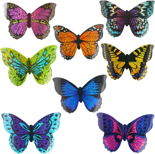 Vista 7 de House of Marbles Mini cometa de mariposa para niños, pequeña cometa voladora de una línea con cuerda de 19.7 pies, juguete colorido para exteriores