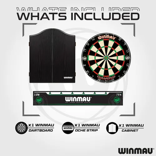 Vista 2 de WINMAU Diamond Plus Dartboard
