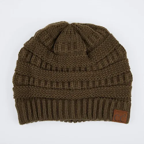 Vista 391 de C.C Trendy Warm Chunky Soft Stretch Cable Knit Beanie