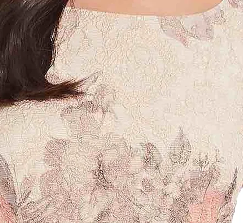 Vista 4 de Adrianna Papell Vestido de columna Matelasse para mujer