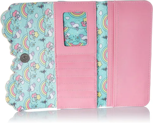 Vista 5 de Loungefly Sanrio Hello Kitty Little Twin Stars Rainbow Cloud - Cartera de tres pliegues Multi