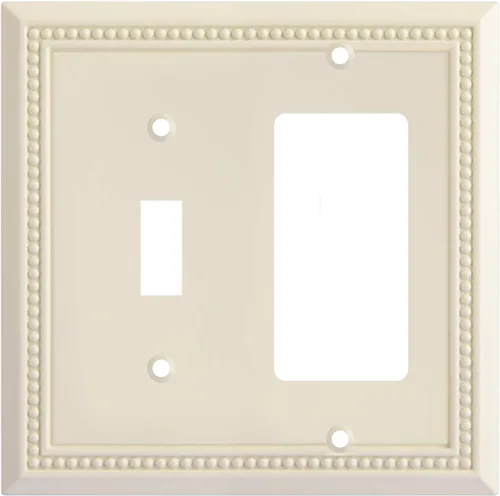 Vista 17 de Henne Bery Sunken Pearls - placa decorativa de pared, placa decorativa de pared, tapa de salida de la placa del interruptor, aleación de zinc sólida