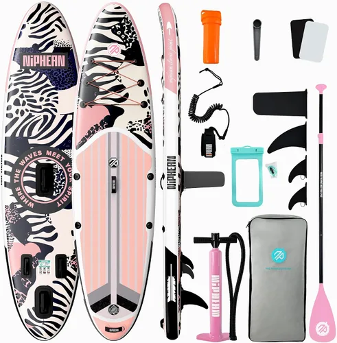 Vista 20 de Niphean Inflatable Stand Up Paddle Board with SUP Accessories