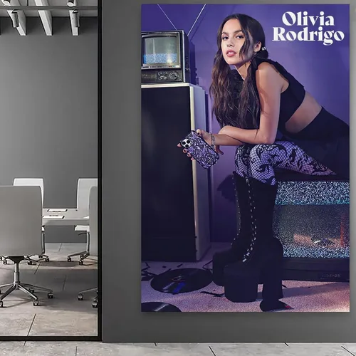 Vista 5 de Maynuo Olivia - Póster de Rodrigo con cubierta de música artística, póster artístico y arte de pared para colgar en la pared para pasillos
