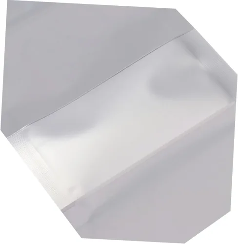 Vista 6 de 100 bolsas de aluminio con cierre con cremallera con ventana transparente de grado alimenticio bolsas de embalaje para almacenamiento a granel