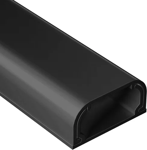 Vista 11 de Cubiertas de alambre para 2 cables de TV en la pared, ocultador de cables pintable de 47 pulgadas, kit de gestión de cables mediano, ocultación