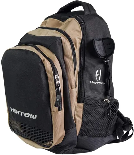 Vista 7 de Mochila para hockey o lacrosse, de la marca Harrow, modelo Elite Gris/Negro