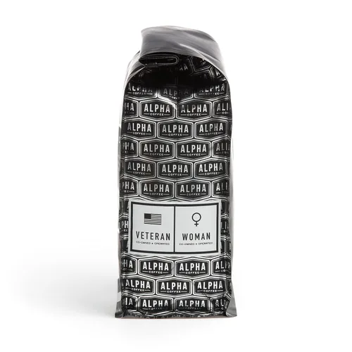 Vista 3 de Alpha Coffee Sundown - Café descafeinado orgánico prémium gourmet artesanal de 16 onzas Propiedad de veteranos - Café tostado especial en lotes