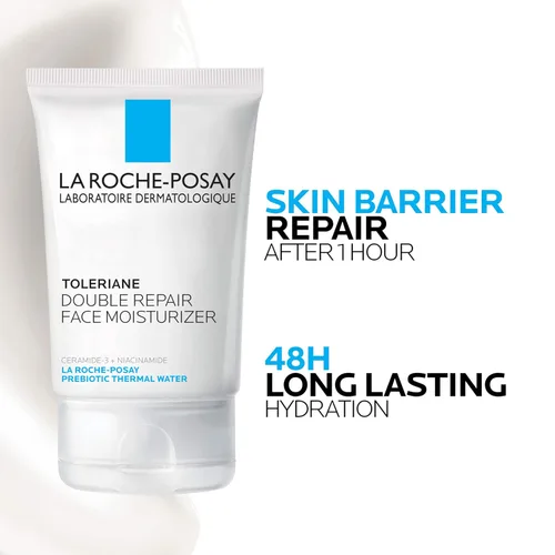 Vista 4 de La Roche-Posay Toleriane Double Repair Face Moisturizer, Daily Moisturizer Face Cream with Ceramide & Niacinamide for All Skin Types, Immediate