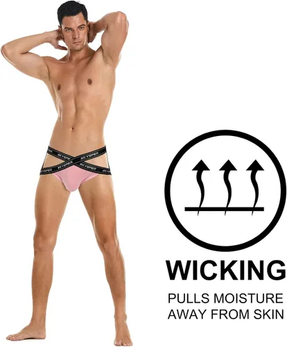 Vista 2 de SKYSPER Correa atlética para hombre con correa para hombre, ropa interior sexy