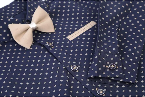 Vista 3 de Lilax Conjunto de pantalón de esmoquin con tirantes y camisa para hombre