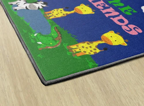 Vista 8 de Flagship Carpets Alfombra antideslizante para niños y bebés para aprendizaje en casa o aula, sala de juegos o dormitorio de niños, 2 x 3 pies