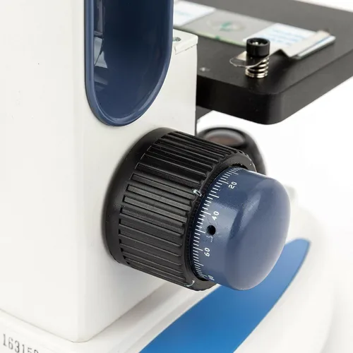 Vista 4 de AmScope Microscopio monocular compuesto inalámbrico digital M158C-2L-E, oculares WF10x y WF25x, aumento de 40x-1000x, iluminación LED superior e