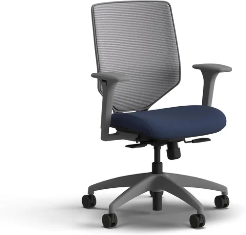 Vista 15 de HON Solve - Silla de oficina ergonómica, soporte de malla con respaldo de malla, soporte lumbar ajustable, brazos ajustables en altura, marco