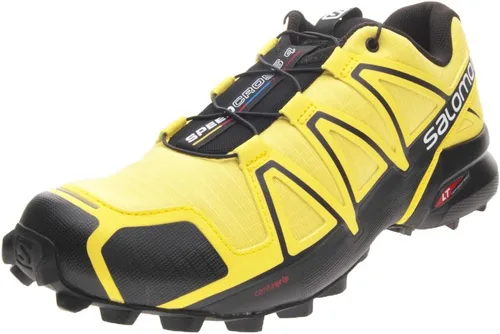 Vista 8 de Salomon Zapatillas de trail running Speedcross 4 para hombre Azul Yonder Negro Lava Naranja