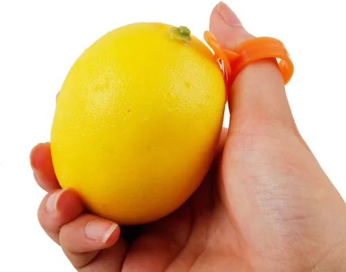 Vista 4 de AKOAK 10 unidades de limón doméstico, pelador de naranjas, se pueden utilizar para pelar naranjas y limones u otras frutas cítricas y otras