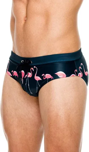 Vista 2 de MIZOK Men's Sexy Swimwear Swim Briefs Bikini Swimsuits Print Surfing Short