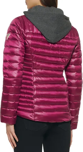 Vista 6 de GUESS Women's Light Packable Jacket Quilted, Transitional Puffer