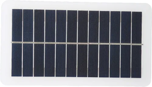 Vista 3 de Cryfokt mini panel solar de 5V 2W 400mA, cargador solar USB, resistente al calor, estilo moderno, eficiencia