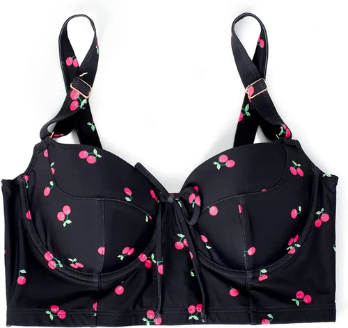 Vista 6 de Smart & Sexy - Top de bikini extra grande con varillas largas forradas para mujer