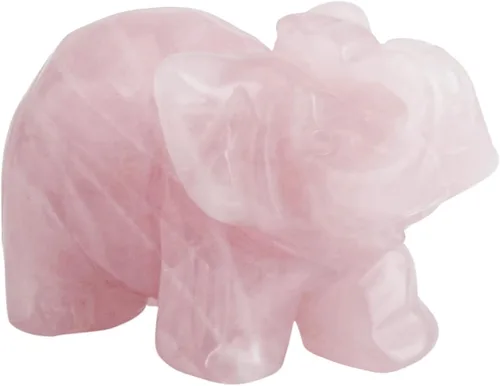 Vista 4 de Mookaitedecor - Figura decorativa de cristal de elefante, 1.5 pulgadas