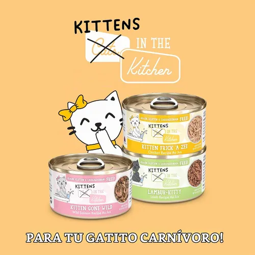 Vista 7 de Weruva Cats in The Kitchen Gatito, Gatito Frick 'A Zee, lata de 3 onzas (paquete de 12)