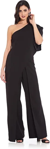 Vista 3 de Adrianna Papell Womens One Shoulder Jumpsuit