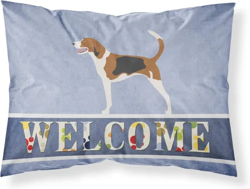 Vista 111 de Caroline's Treasures BB8334PILLOWCASE AIDI Atlas Mountain Dog - Funda de almohada estándar, color azul, ligera, súper suave, de fácil cuidado