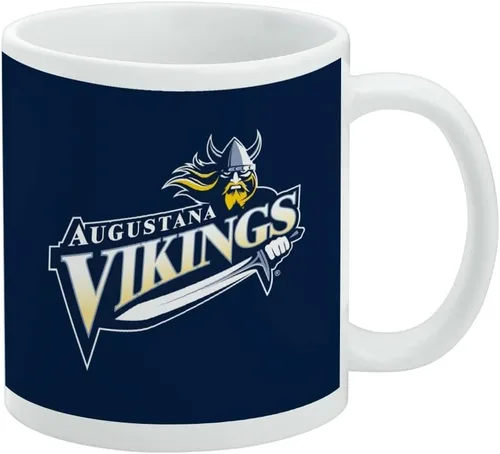 Vista 324 de Taza de cerámica con el logotipo principal de la Universidad Rider, taza de regalo novedosa para café, té y bebidas calientes, 11oz, blanca