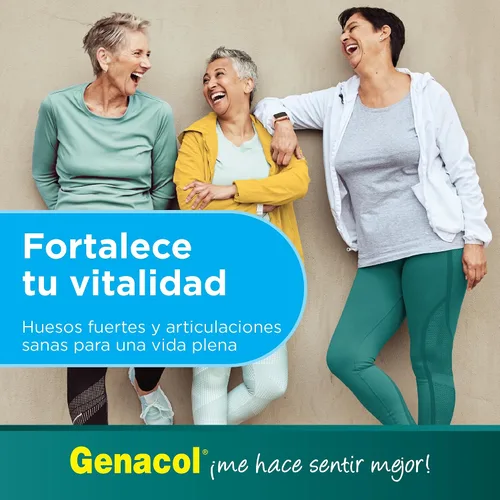 Vista 9 de Genacol Huesos y articulaciones: calcio, vitamina D3, boro y colágeno ultrahidrolizado, vitaminas para huesos y articulaciones, 90 cápsulas