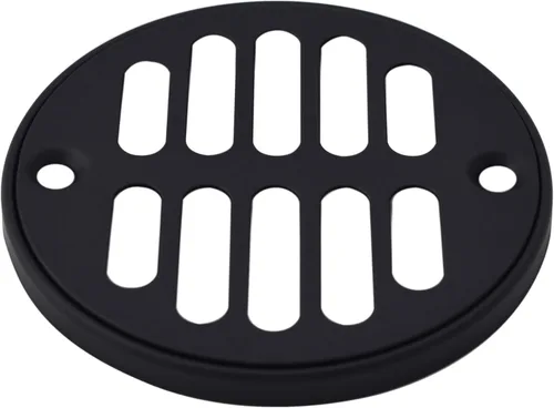 Vista 3 de Westbrass Juego de colador de ducha con tornillos, parrilla y corona, negro mate, D312-62