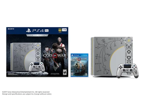Vista 2 de PlayStation 4 Pro 1TB Limited Edition Console - God of War Bundle Discontinued