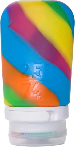 Vista 26 de Humangear GoToob, pequeño padre, Agua (Aqua)), HG3161 Refillable & Leak-Proof Silicone Travel Size Bottles with Locking Cap for Toiletries
