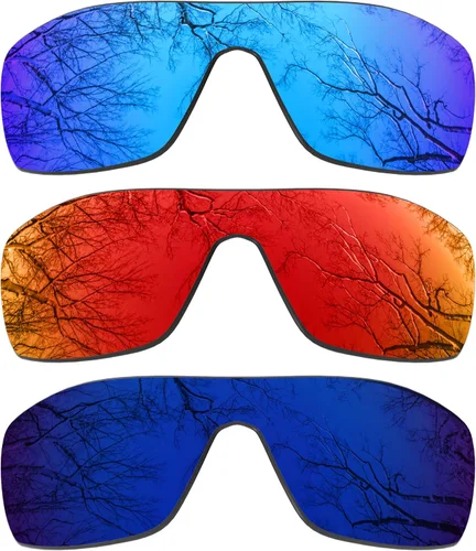 Vista 12 de ToughAsNails Juego de 3 lentes polarizadas de repuesto para gafas de sol Oakley Dart