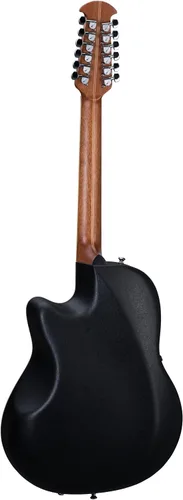 Vista 2 de Ovation Standard Balladeer 2751AX - Guitarra acústica eléctrica, 12 cuerdas, color negro