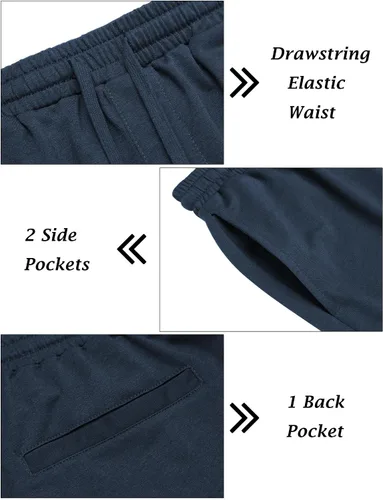 Vista 5 de COOFANDY Conjunto deportivo de 2 piezas con capucha para hombre, manga corta, casual, deportivo, con capucha y pantalones cortos
