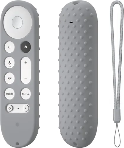 Vista 15 de Funda de silicona para Google TV Streamer 4K Google TV (4K) Voice Remote 2024 Funda de silicona antideslizante (rojo)