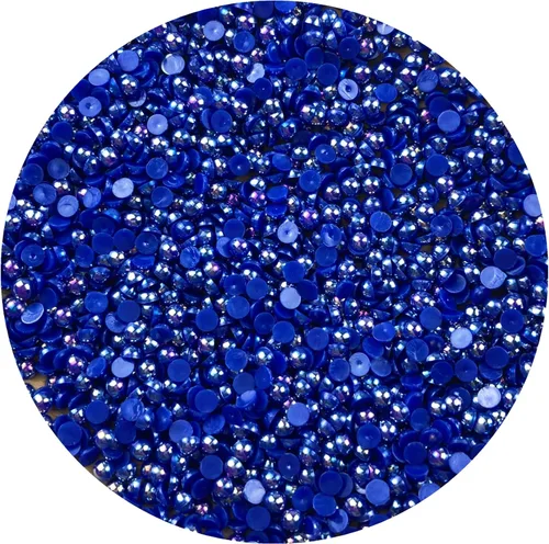 Vista 29 de 2000 piezas de cuentas de media perla de 3 mm para manualidades, cuentas de perla de parte trasera plana, cuentas semirredondas para joyería, arte