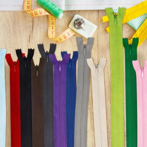 Vista 7 de DOITEM - Cremalleras invisibles para costura, 45 unidades de 10 pulgadas, cremalleras invisibles de nailon multicolor para coser y manualidades, 15